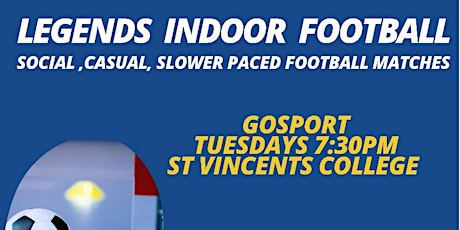 Legends indoor Football Gosport St Vincents primary image