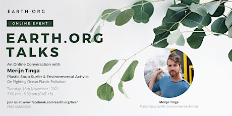 Earth.Org Talks: An Online Conversation with Merijn Tinga primary image