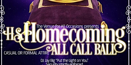 H.S. Homecoming All Call Ball primary image