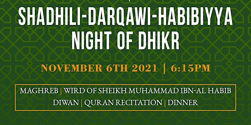 RSVP for Evening Of Dhikr