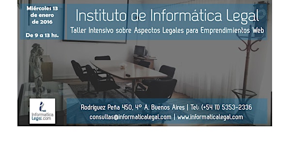 Taller Intensivo sobre Aspectos Legales para Emprendimientos Web