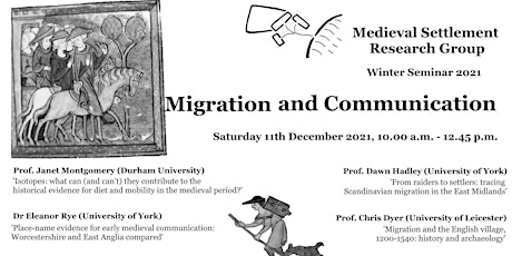 MSRG Winter Seminar 2021: Migration and Communication