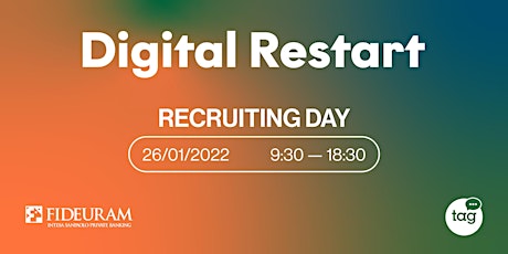 Recruiting Day | Data Analysis Master | Digital Restart tickets