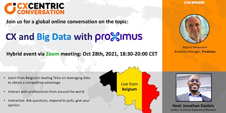 Customer Experience and Big Data Featuring Proximus (CX Centric World Tour)