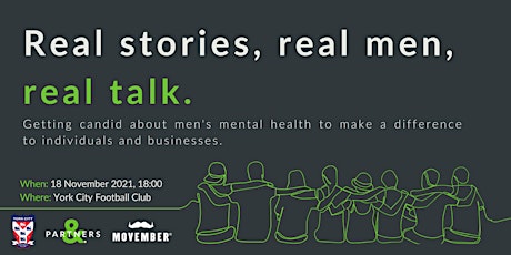 Real Talk: Networking event supporting men’s mental health primary image