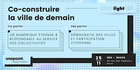 Image principale de Highlight #1 : Co-construire la ville de demain