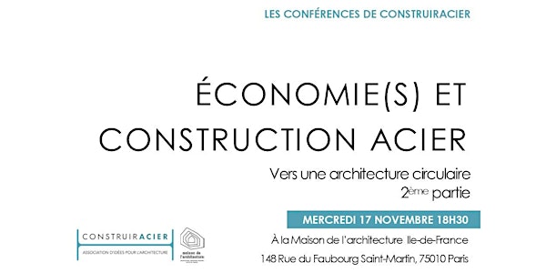 Conférence Économie(s) et construction acier - 2ème partie