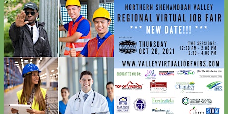 Northern Shenandoah Valley REGIONAL Virtual Job Fair - (Job Seekers)