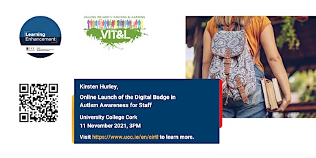 Vital Week:Launch of the Digital Badge in Autism Awareness for Staff primary image