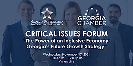 Power of an Inclusive Economy: Georgia’s Future Growth Strategy (Virtual)