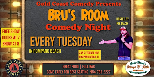 Bru's Room Pompano Comedy Night