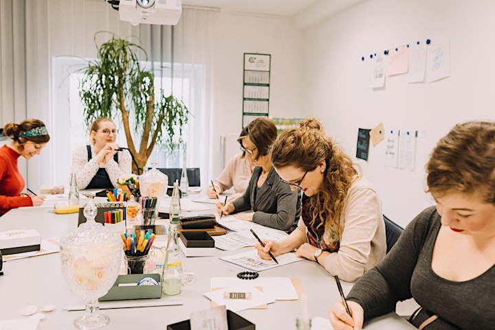 Handlettering und Brushlettering Workshop - Frühlingslettern: Bild