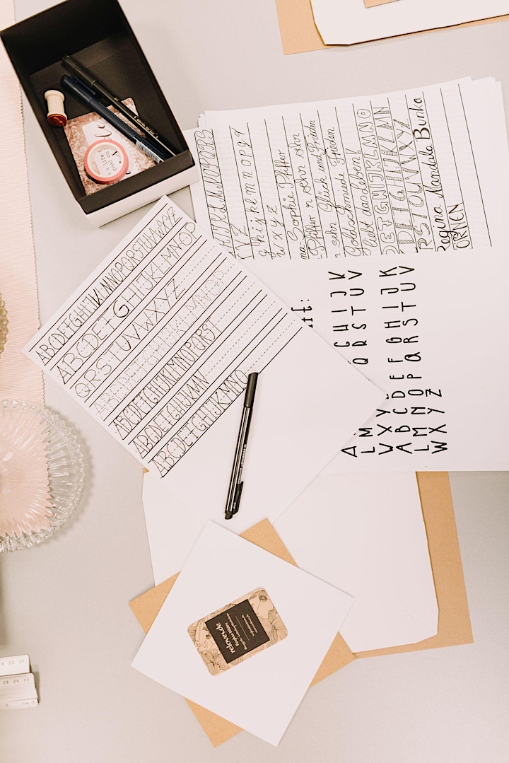 Handlettering und Brushlettering Workshop - Frühlingslettern: Bild