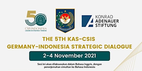 The 5th KAS-CSIS Germany – Indonesia Strategic Dialogue primary image