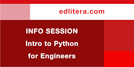 Intro to Python for Engineers - INFO SESSION primary image