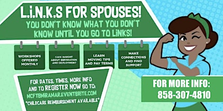 L.I.N.K.S. FOR SPOUSES - March tickets