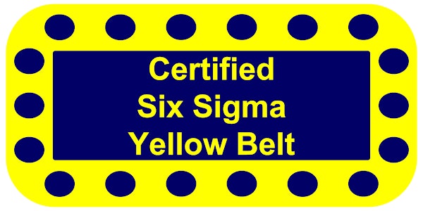 Certified Six Sigma Yellow Belt - 100% Online