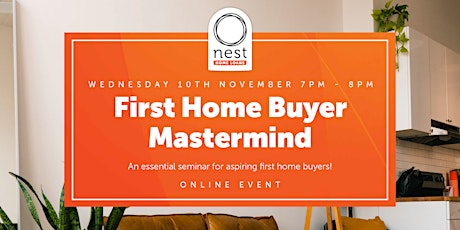 ONLINE First Home Buyers Seminar - how to get into your own home primary image