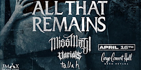 All That Remains at Cargo Concert Hall tickets
