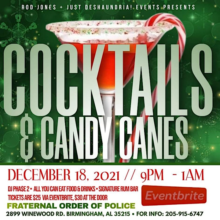 Cocktails & Candy Canes – Christmas Party