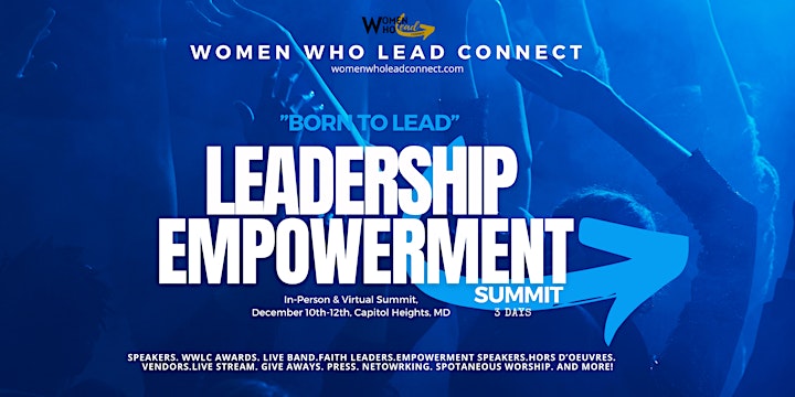 
		Leadership Empowerment Summit by Women Who Lead Connect(Virtual/In-Person) image
