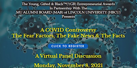 Imagem principal do evento A COVID Controversy | The Fear Factors, The Fake News & The Facts