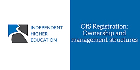 OfS Registration: Ownership and management structures tickets