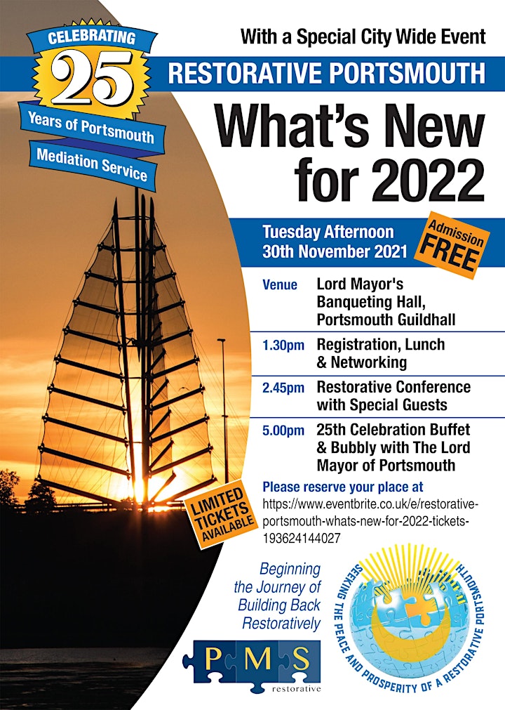 
		Restorative Portsmouth - What's New for 2022 image

