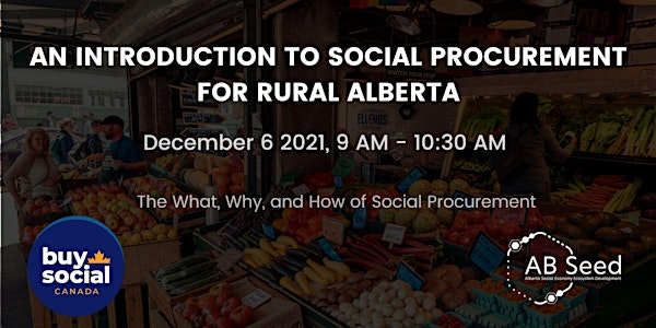 An Introduction to Social Procurement for Rural Alberta