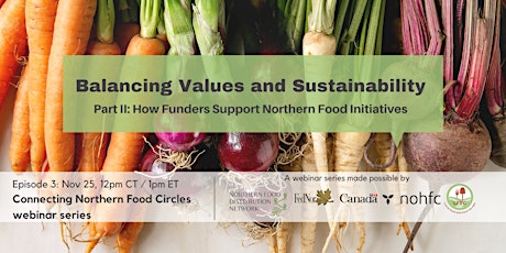 Values & Sustainability pt 2: How Funders Support Northern Food Initiatives