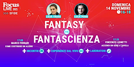 Licia Troisi e Luca Perri: Fantasy vs Fantascienza