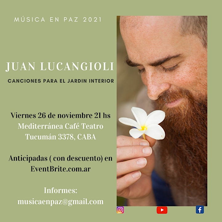 Imagen de Juan Lucangioli en Buenos Aires~Canciones para el Jardín interior