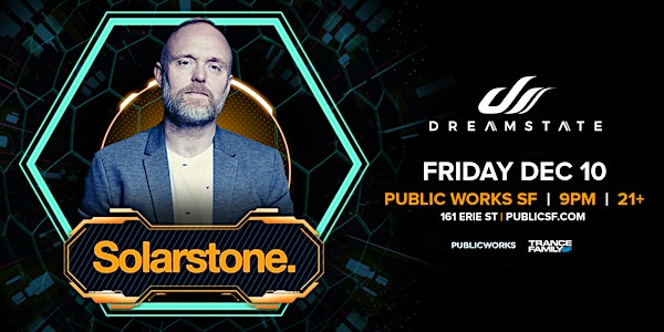 Dreamstate presents: Solarstone at Public Works