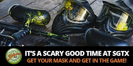 Face your Fears. Paintball for Halloween. Four Hours for $5. tickets