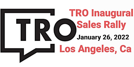 TRO Inaugural Sales Rally tickets