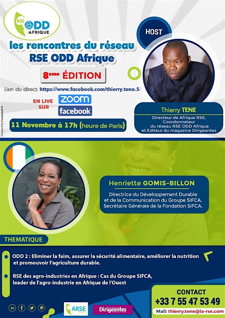 Image pour Webinaire N°8 du réseau RSE ODD en Afrique : RSE du Groupe SIFCA et ODD 2 