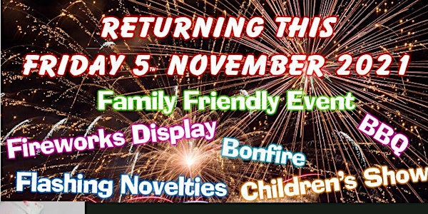 Hightown Club - bonfire and fireworks event