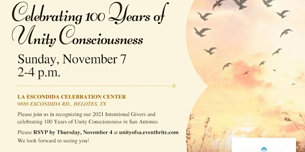 Celebrating 100 Years of Unity Consciousness