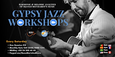Gypsy Jazz Workshops (online) tickets