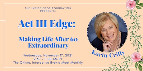Act III Edge: Making Life After 60 Extraordinary | A Sub-Edge