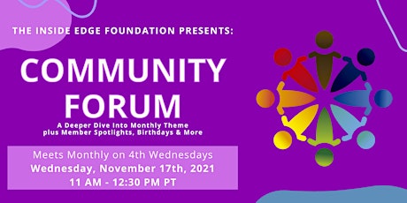 Community Forum | The Inside Edge
