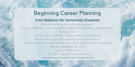 Beginning Career Research for University Students