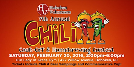 Hoboken Volunteers 7th Annual Chili Cook-Off & Homebrewing Contest primary image