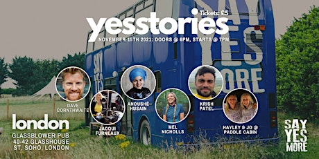 YesStories London: Inspiring Tales primary image