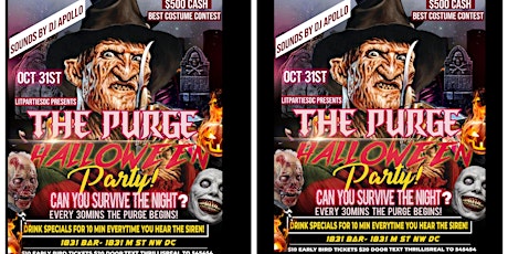 THE PURGE HALLOWEEN PARTY primary image