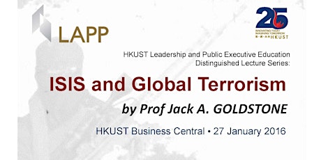 HKUST LAPP Distinguished Lecture Series - ISIS and Global Terrorism primary image