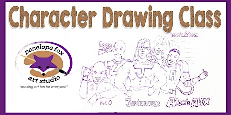 Character Drawing Class - 5:00 PM Session