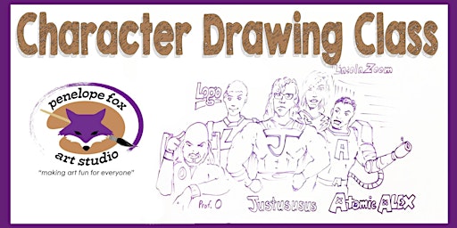 Character Drawing Class - 6:45 PM Session