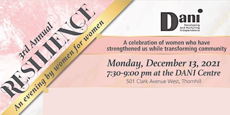 3rd Annual Resilience - an Evening by Women for Women