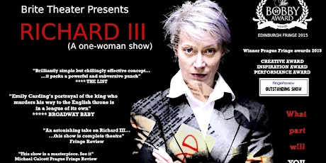 Richard III (A One Woman Show) in EXETER primary image